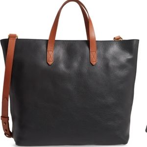 Madewell Zip Top Transport Leather Carryall Bag
